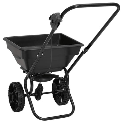 vidaXL Walk Behind Salt Spreader PVC and Steel 80x46x75 cm 15 L 4
