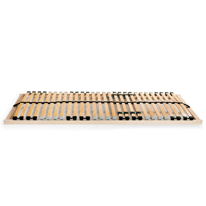 vidaXL Slatted Bed Base without Mattress with 28 Slats 7 Zones 90x200 cm 2