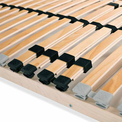 vidaXL Slatted Bed Base without Mattress with 28 Slats 7 Zones 90x200 cm 6