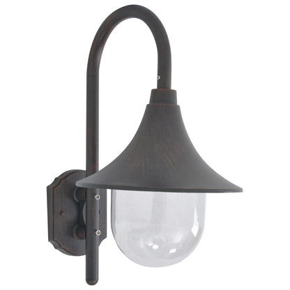 vidaXL Outdoor Wall Light | Bronze | Aluminium frame | 42 cm | Durable 1