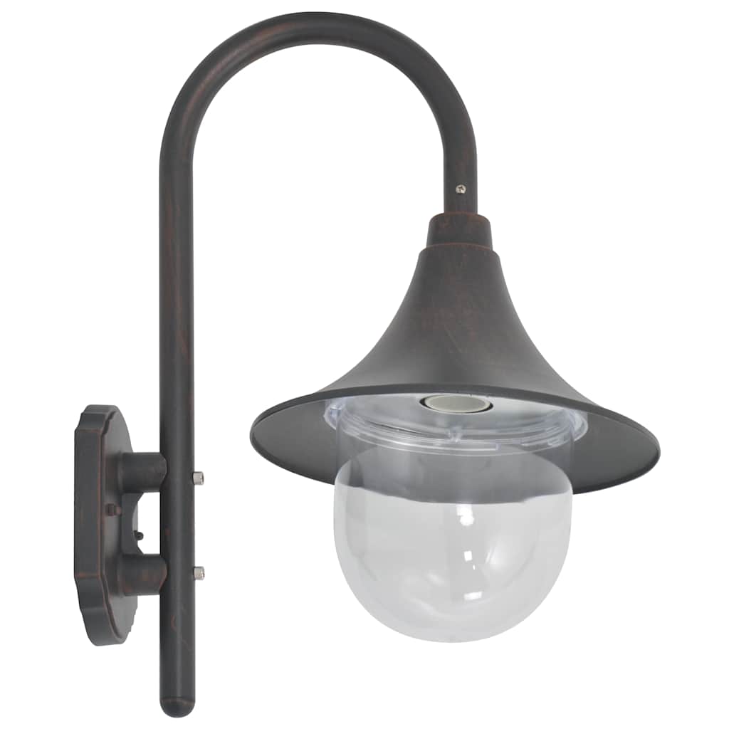 vidaXL Outdoor Wall Light | Bronze | Aluminium frame | 42 cm | Durable 3
