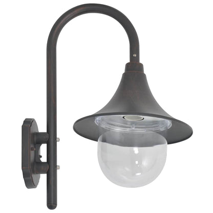 vidaXL Outdoor Wall Light | Bronze | Aluminium frame | 42 cm | Durable 3