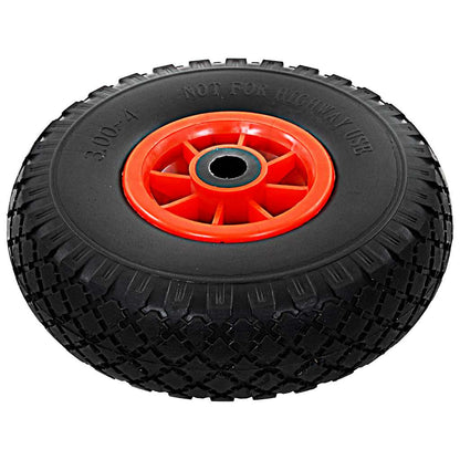 vidaXL Sack Truck Wheels 4 pcs Solid PU 3.00-4 (260x85) 3