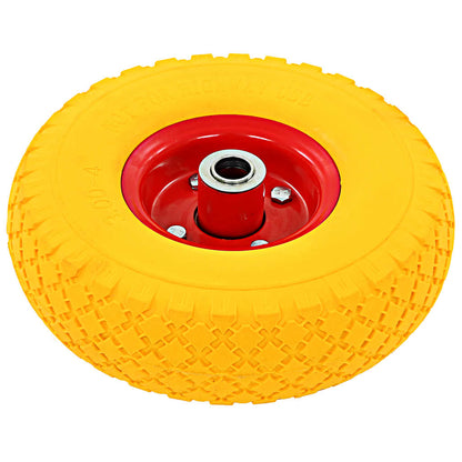 vidaXL Sack Truck Wheels 4 pcs Solid PU 3.00-4 (245x82) 4