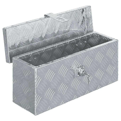 vidaXL Aluminium Box 48.5x14x20 cm Silver 3