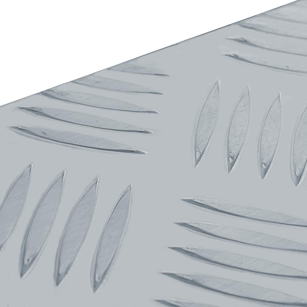 vidaXL Aluminium Box 48.5x14x20 cm Silver 6