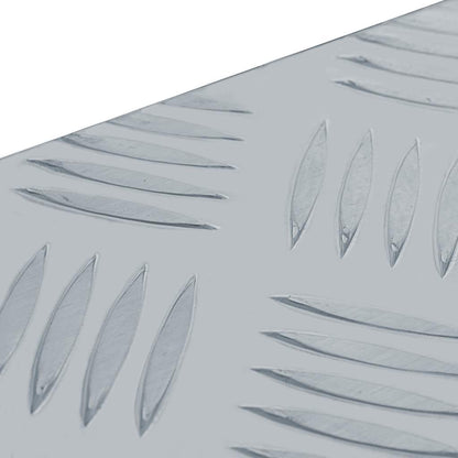 vidaXL Aluminium Box 48.5x14x20 cm Silver 6