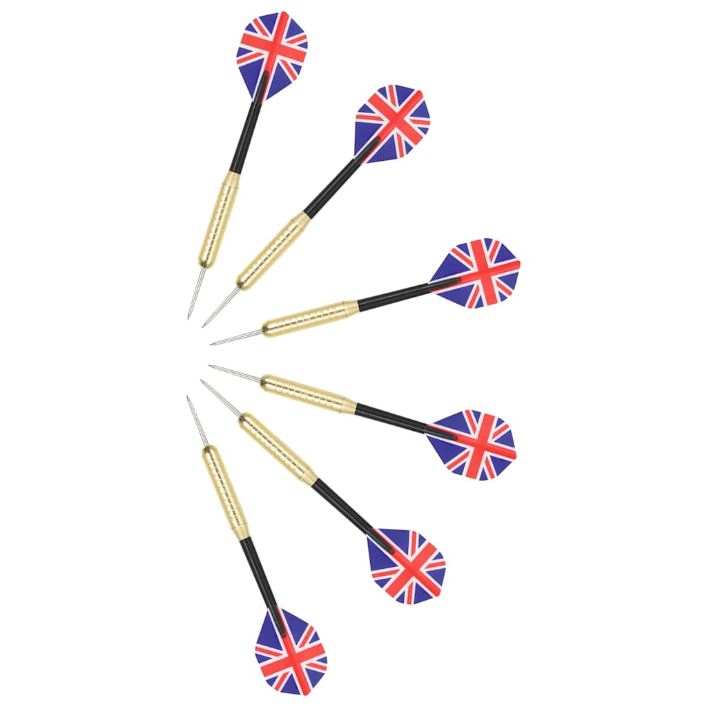 vidaXL Professional Dart Set with Dartboard Sisal Steel 5
