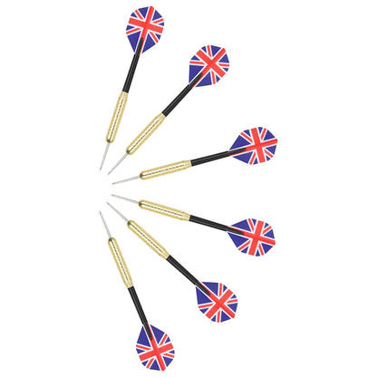 vidaXL Professional Dart Set with Dartboard Sisal Steel 5