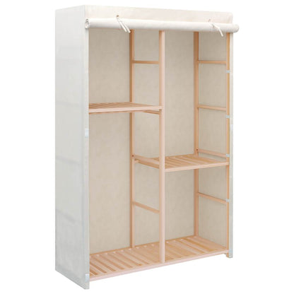 vidaXL Wardrobe | White | Solid fir wood | 110x40x170 cm | Wardrobe 1