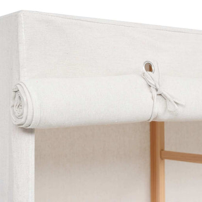 vidaXL Wardrobe | White | Solid fir wood | 110x40x170 cm | Wardrobe 6