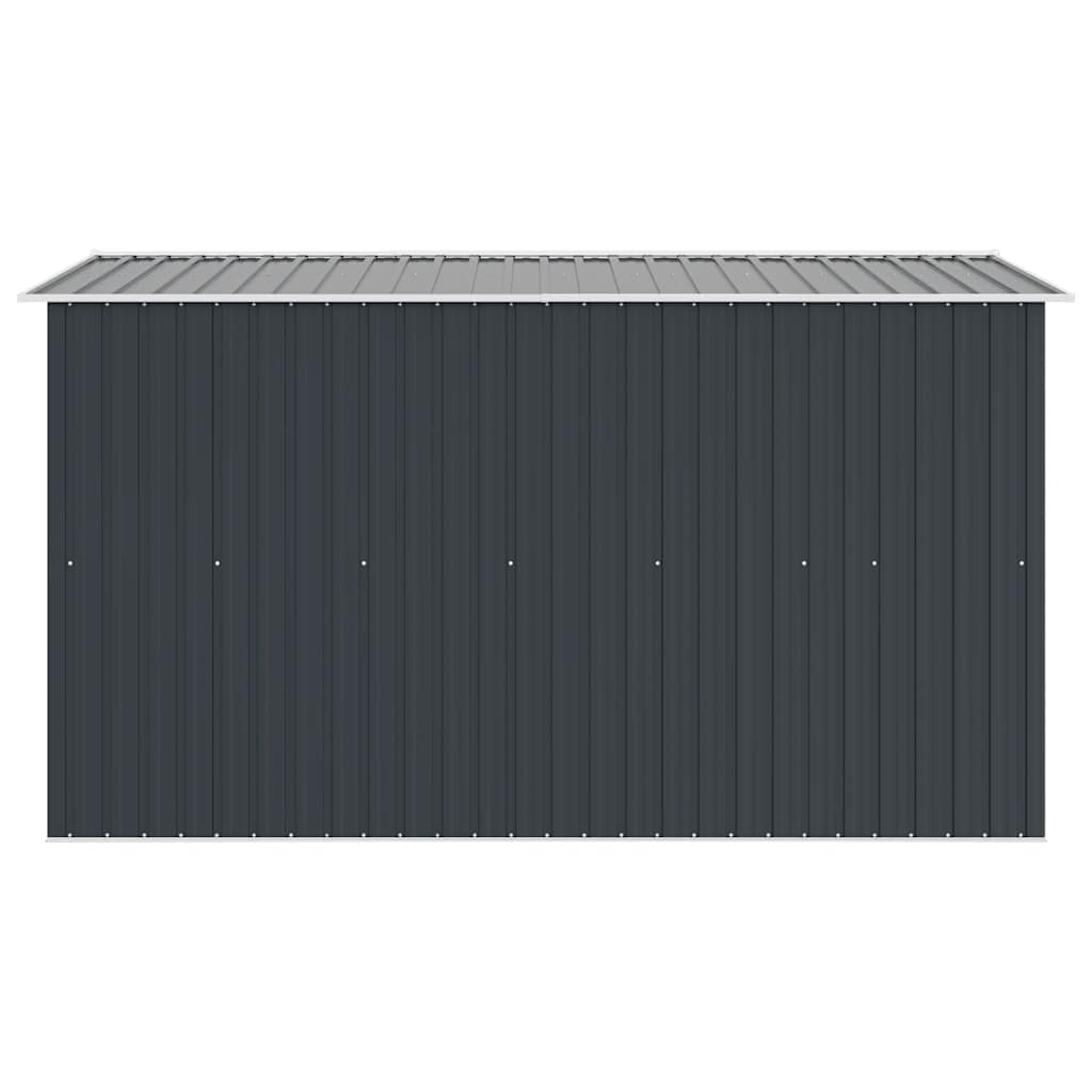 vidaXL Garden Shed 257x298x178 cm Metal Anthracite 6