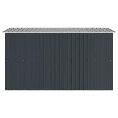 vidaXL Garden Shed 257x298x178 cm Metal Anthracite 6
