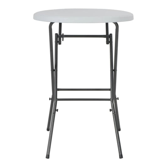 44560 vidaXL Folding Bar Table White 80x110 cm HDPE 2