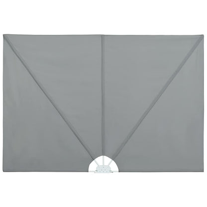 vidaXL Collapsible Terrace Side Awning Grey 400x200 cm 2