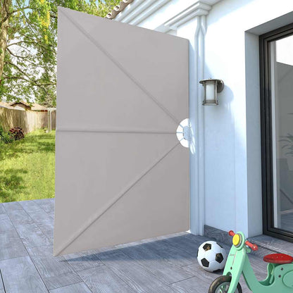 vidaXL Collapsible Terrace Side Awning Cream 240x160 cm 3