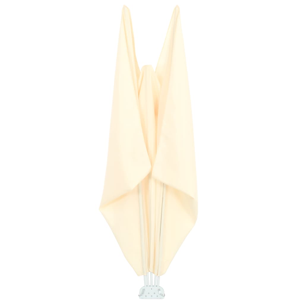 vidaXL Collapsible Terrace Side Awning Cream 240x160 cm 6
