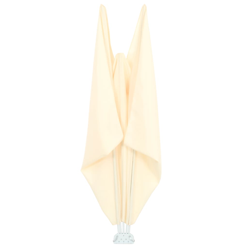 vidaXL Collapsible Terrace Side Awning Cream 400x200 cm 6