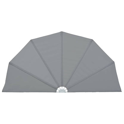 vidaXL Collapsible Terrace Side Awning Grey 200 cm 2