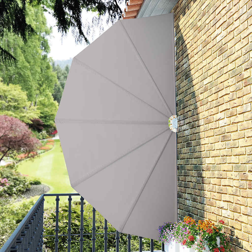 vidaXL Collapsible Terrace Side Awning Cream 200 cm 4