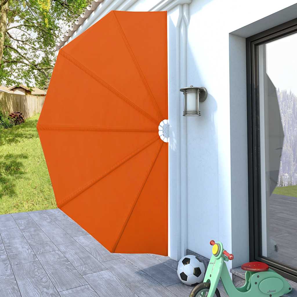 vidaXL Collapsible Terrace Side Awning Terracotta 160 cm 3