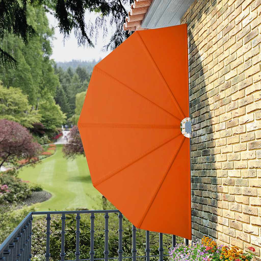 vidaXL Collapsible Terrace Side Awning Terracotta 160 cm 4