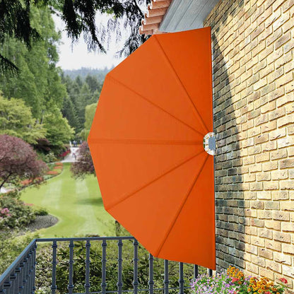 vidaXL Collapsible Terrace Side Awning Terracotta 160 cm 4