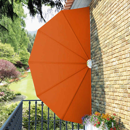 vidaXL Collapsible Terrace Side Awning Terracotta 200 cm 4
