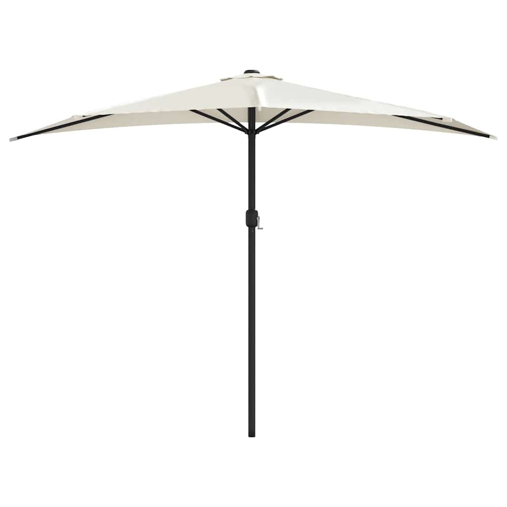 vidaXL Garden Parasol | Sand | Polyester, Aluminium, Steel | 300x155 cm 3