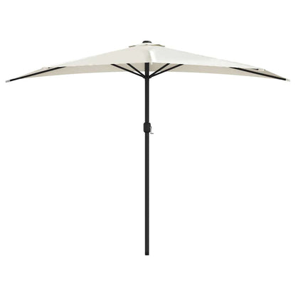 vidaXL Garden Parasol | Sand | Polyester, Aluminium, Steel | 300x155 cm 3