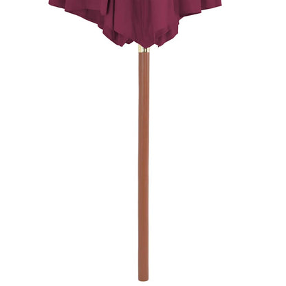 Parasol 258 cm. Red
