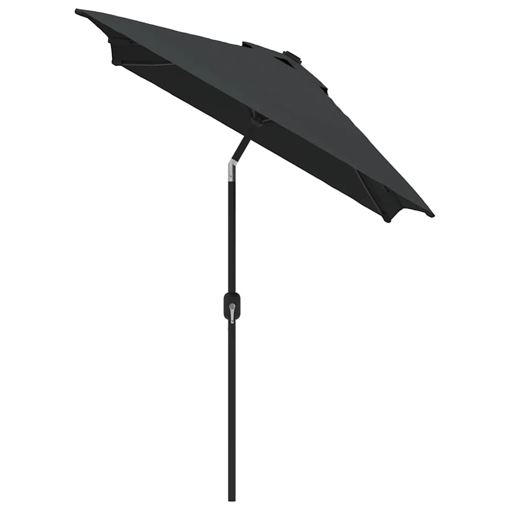 vidaXL Garden Parasol with Metal Pole 300x200 cm Anthracite 3