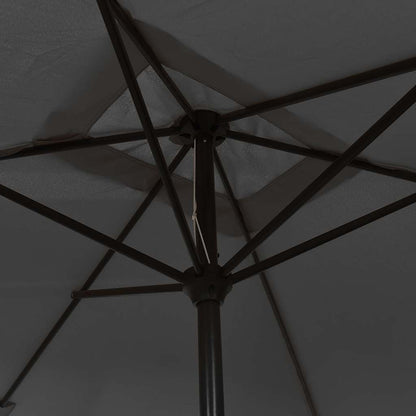 vidaXL Garden Parasol with Metal Pole 300x200 cm Anthracite 5