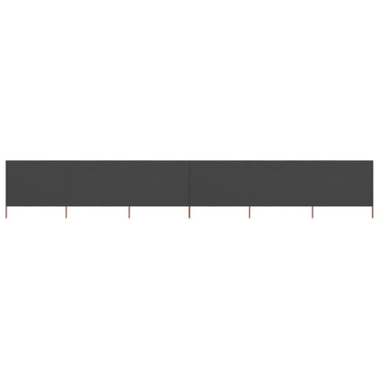 vidaXL Wind Screen | Grey | Non-woven fabric and wooden pole 2