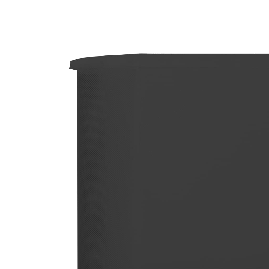 vidaXL Wind Screen | Grey | Non-woven fabric and wooden pole 4