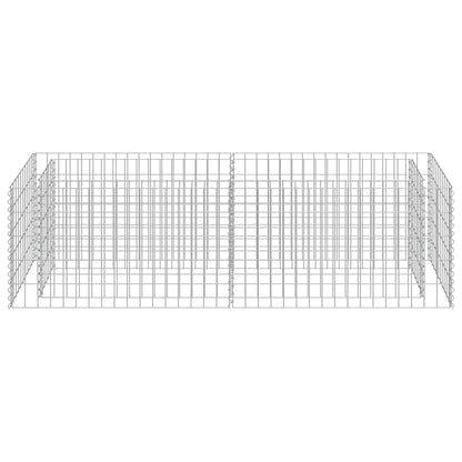 vidaXL Gabion Raised Bed | Silver | Galvanised steel | 180 x 50 x 50 cm 5