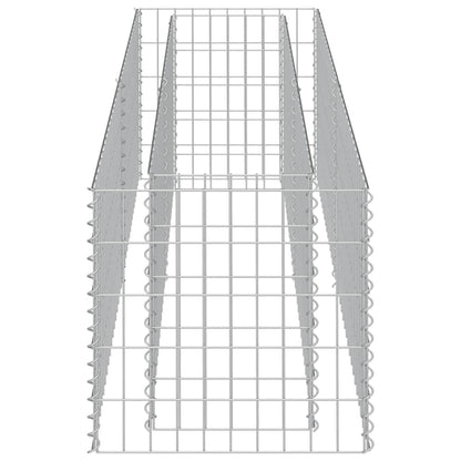 vidaXL Gabion Raised Bed | Silver | Galvanised steel | 180 x 50 x 50 cm 6