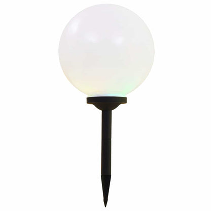 vidaXL Outdoor Solar Lamps 2 pcs LED Spherical 30 cm RGB 2