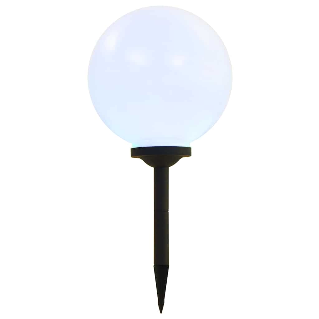 vidaXL Outdoor Solar Lamps 2 pcs LED Spherical 30 cm RGB 4