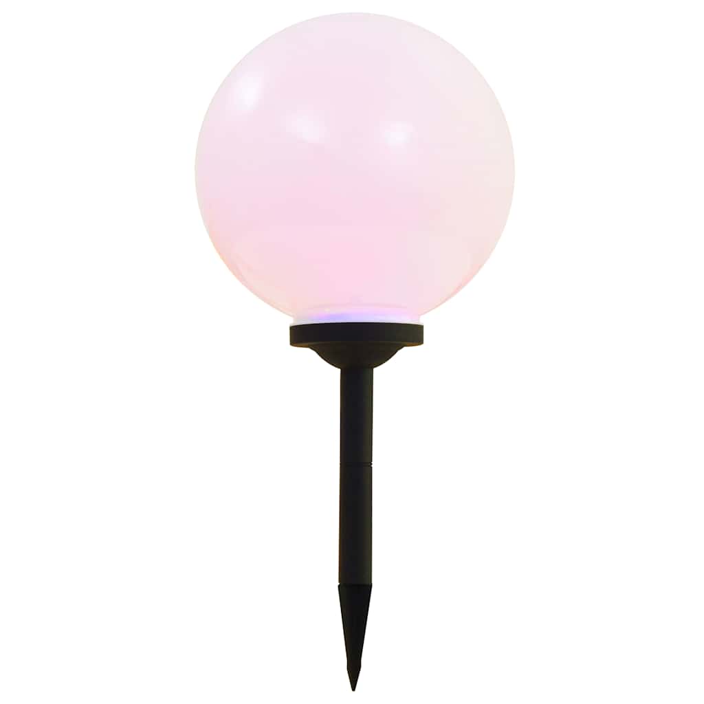 vidaXL Outdoor Solar Lamps 2 pcs LED Spherical 30 cm RGB 5