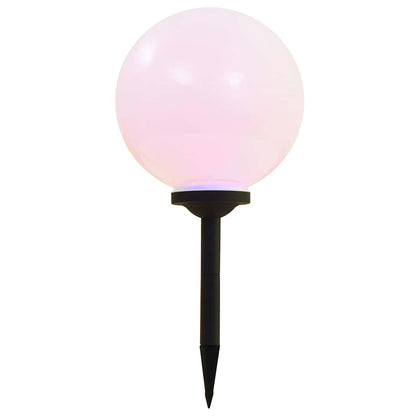 vidaXL Outdoor Solar Lamps 2 pcs LED Spherical 30 cm RGB 5