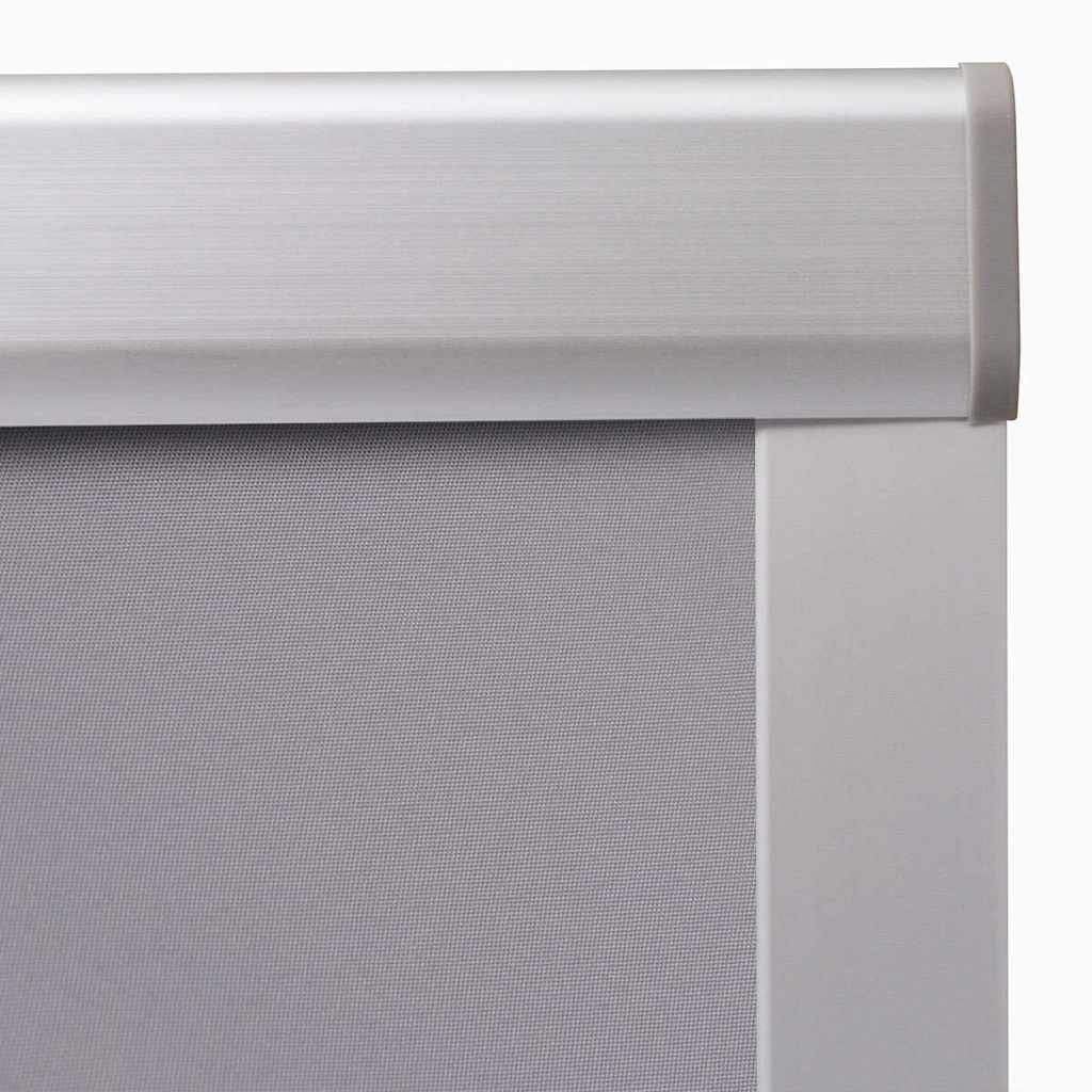 vidaXL Blackout Roller Blind Grey SK06 GGL and GGU 4