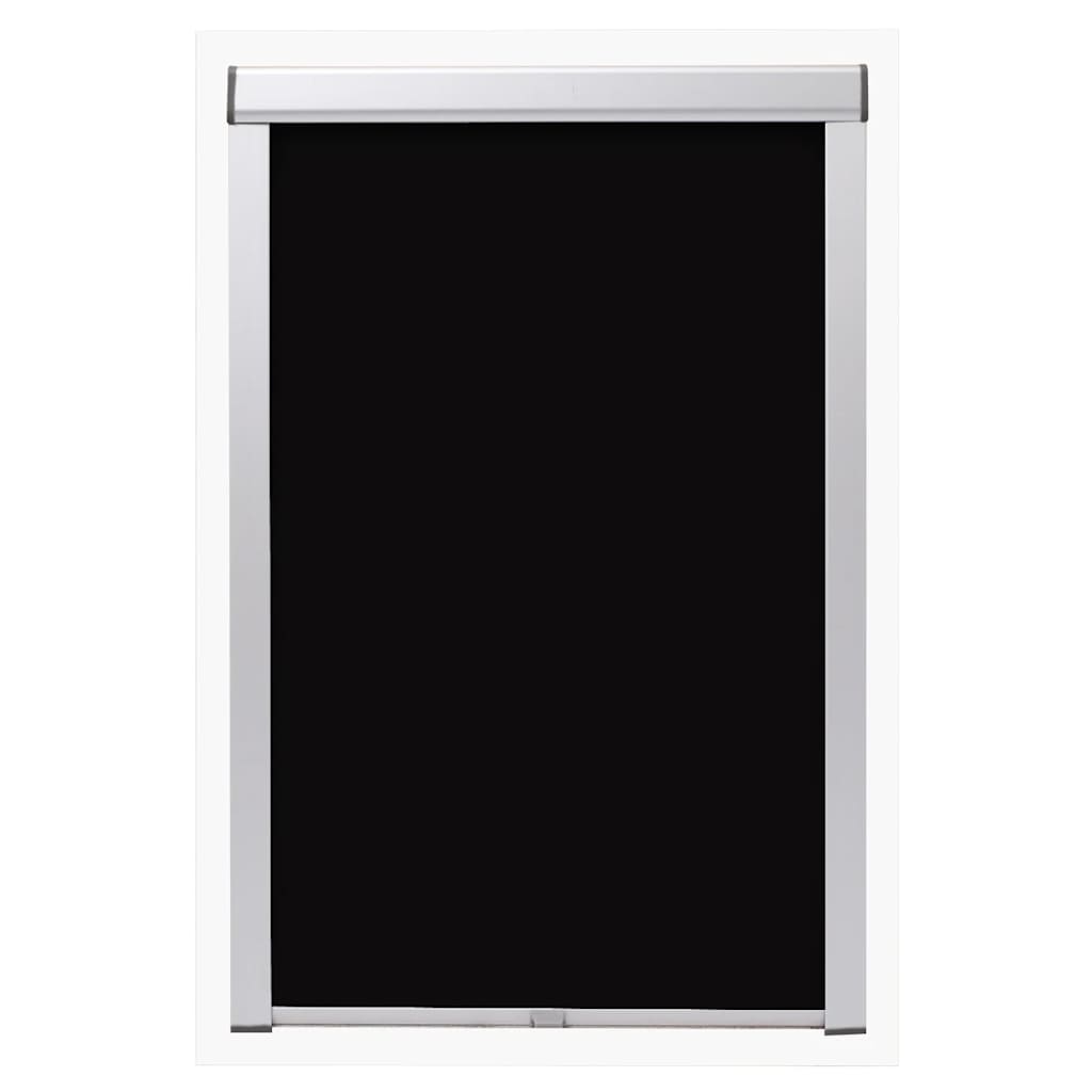 vidaXL Blackout Roller Blind Black SK06 GGL and GGU 3