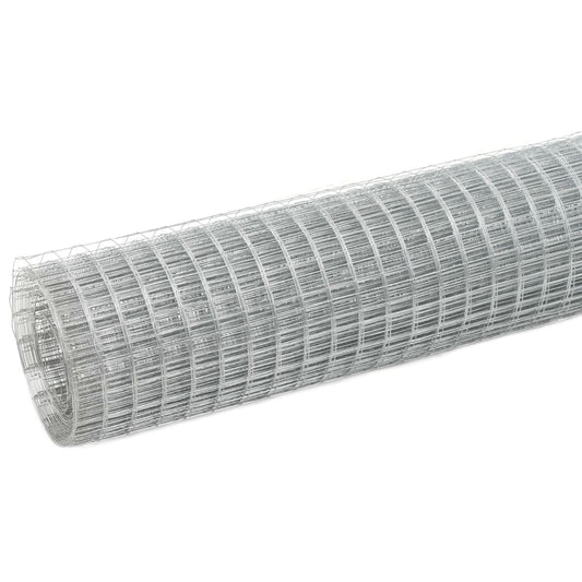 Chicken Wire Fence Galvanised Steel Silver Length 12 mm 10 x 0.4–50 x 0.5 m 10 x 1.5 m