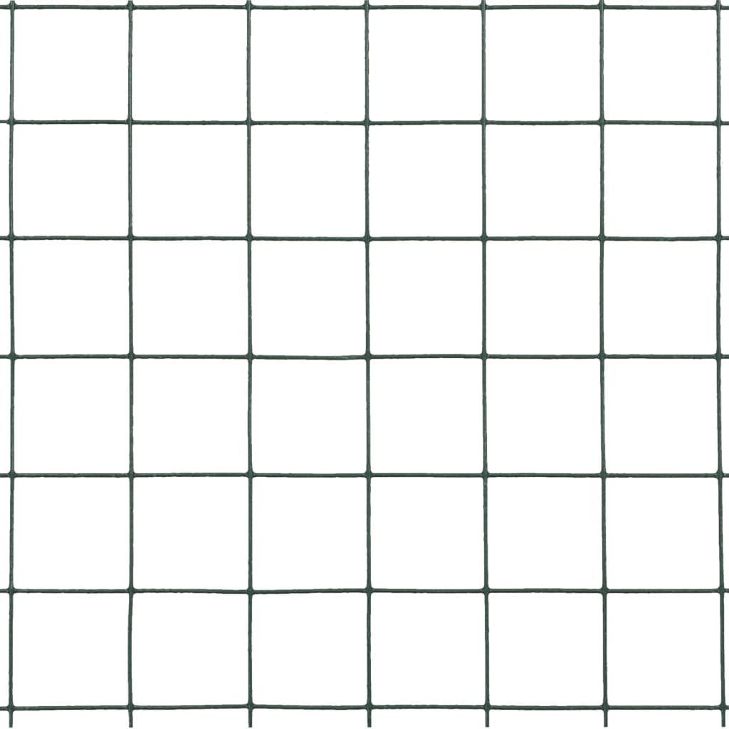 Chicken Wire Fence with PVC Coating Green
