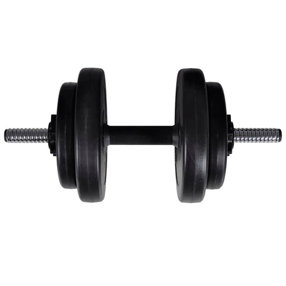 Weight Bench with Weight Rack, Barbell and Dumbbell 60.5 kg