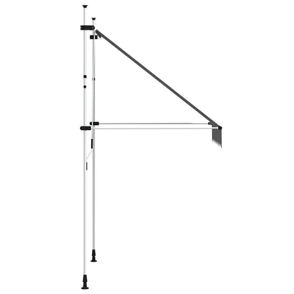 143687 vidaXL Manual Retractable Awning 150 cm Anthracite 5