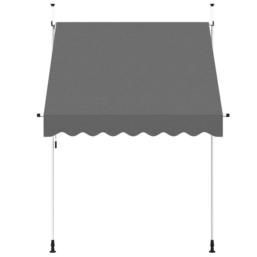 143688 vidaXL Manual Retractable Awning 200 cm Anthracite 3