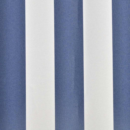 vidaXL Awning Replacement Fabric Blue and White 450x300 cm Polyester 3