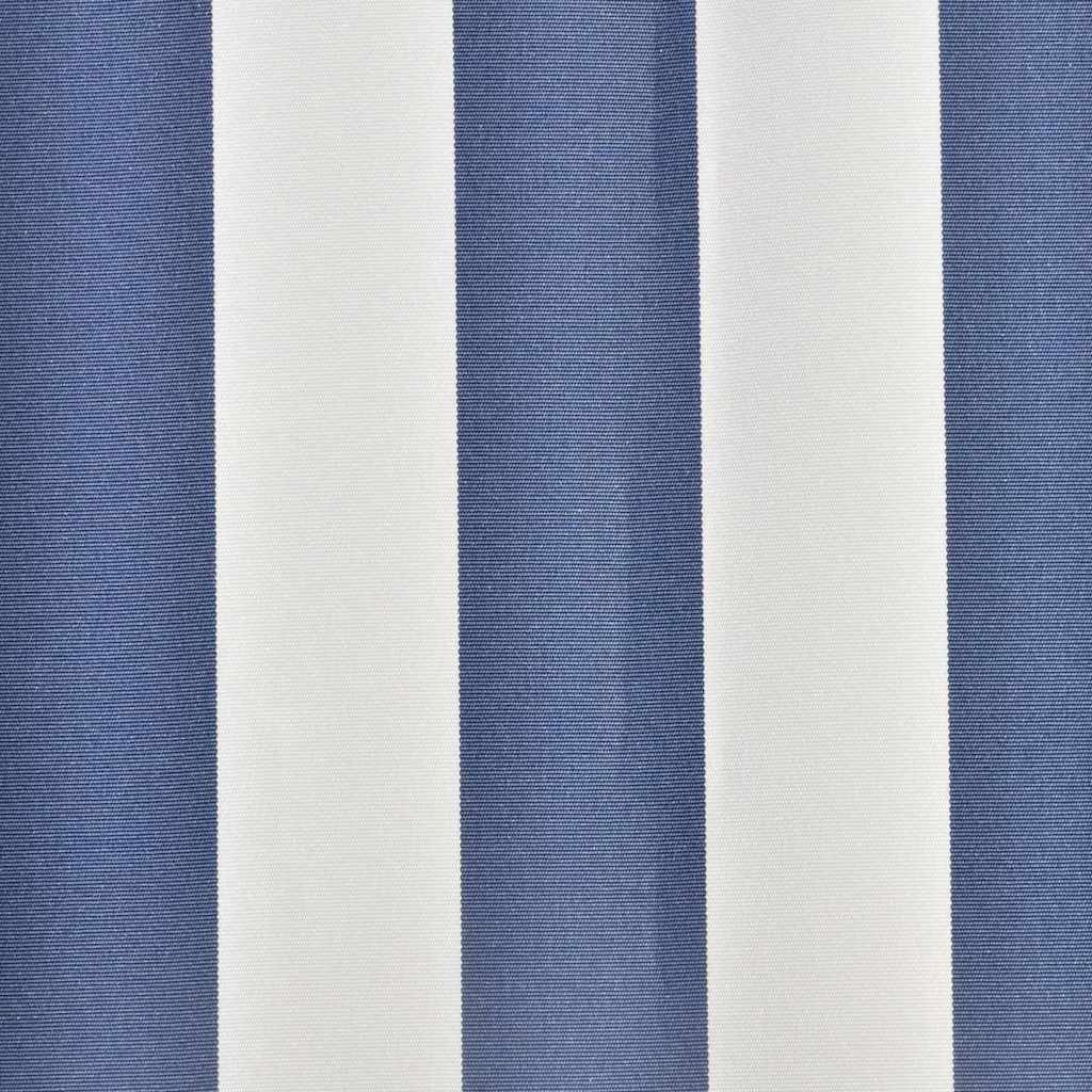 vidaXL Awning Replacement Fabric Blue and White 500x300 cm Polyester 3